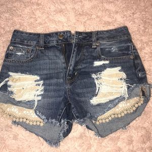American eagle denim shorts